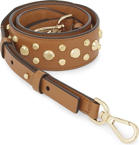 michael michael kors studded leather handbag strap|Michael Kors tote strap replacement.